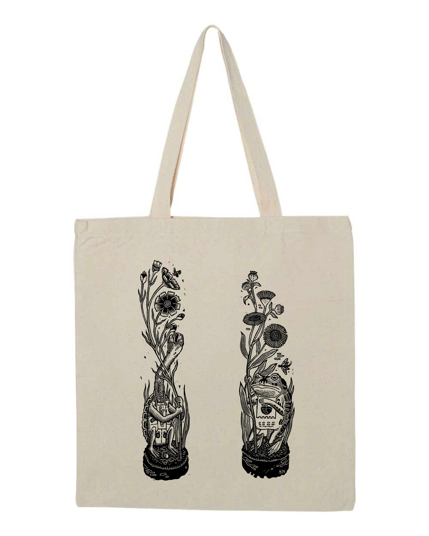 Kathleen Neeley – Turtle and Frog tote bag