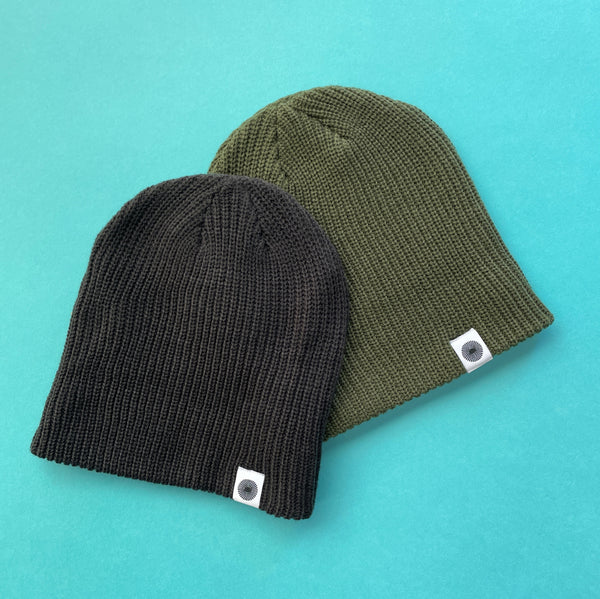 Colorblock Cable Beanie